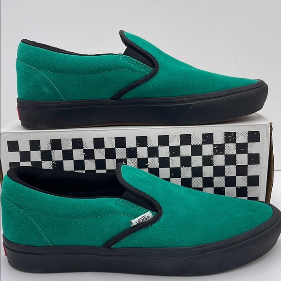 Vans Shoes - Vans WMNS Classic Slip-On Comficush Ultimate Green Sneakers